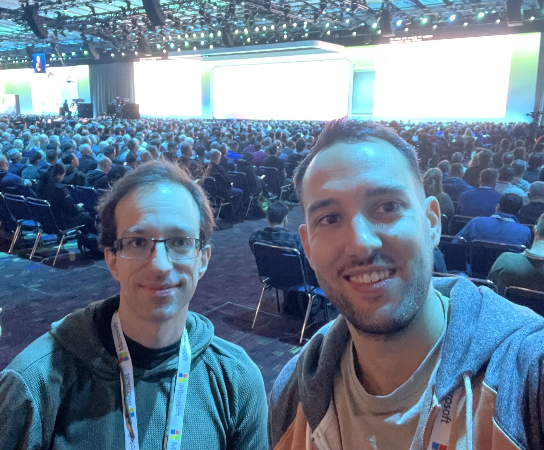 Michael Montana und Sven Lüders auf der Microsoft Ignite 2024 in Chicago